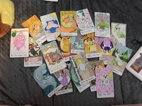 pokemon tarot deck|[OC] My Pokemon Tarot deck is finally done! :。